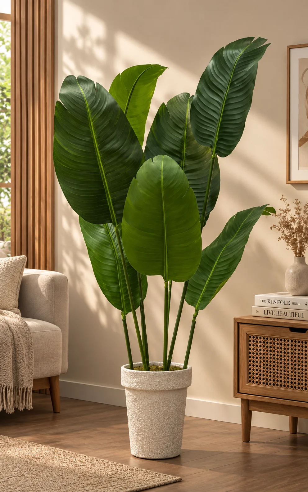 60 inch Artificial Banana Tree - Image 3