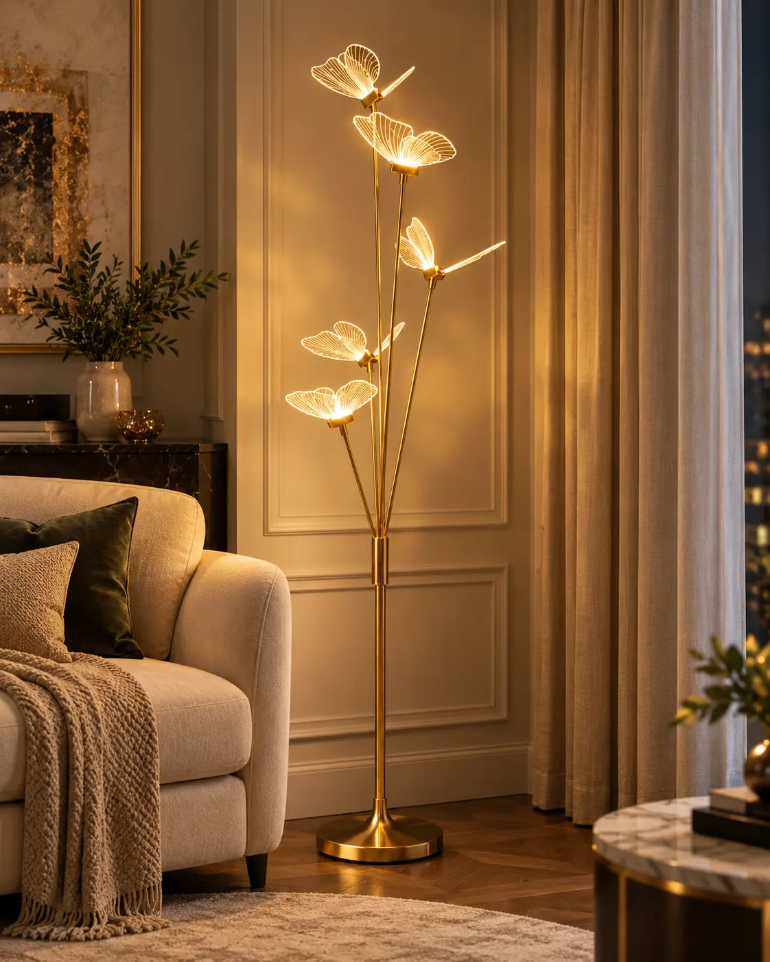 Butterfly Floor Lamp